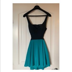 GUESS by Marciano teal cut out dress. NWT